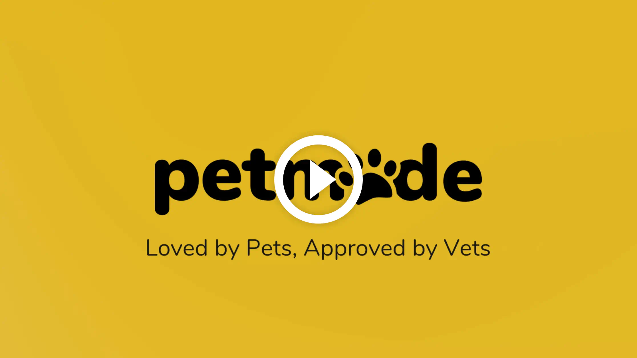 PetMade logo with slogan 'Loved by Pets, Approved by Vets'